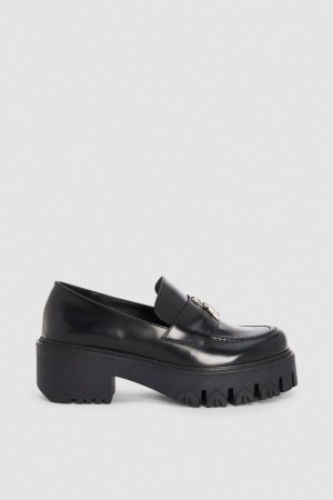 Patrizia Pepe Loafers Czarne | 6372RGTKJ